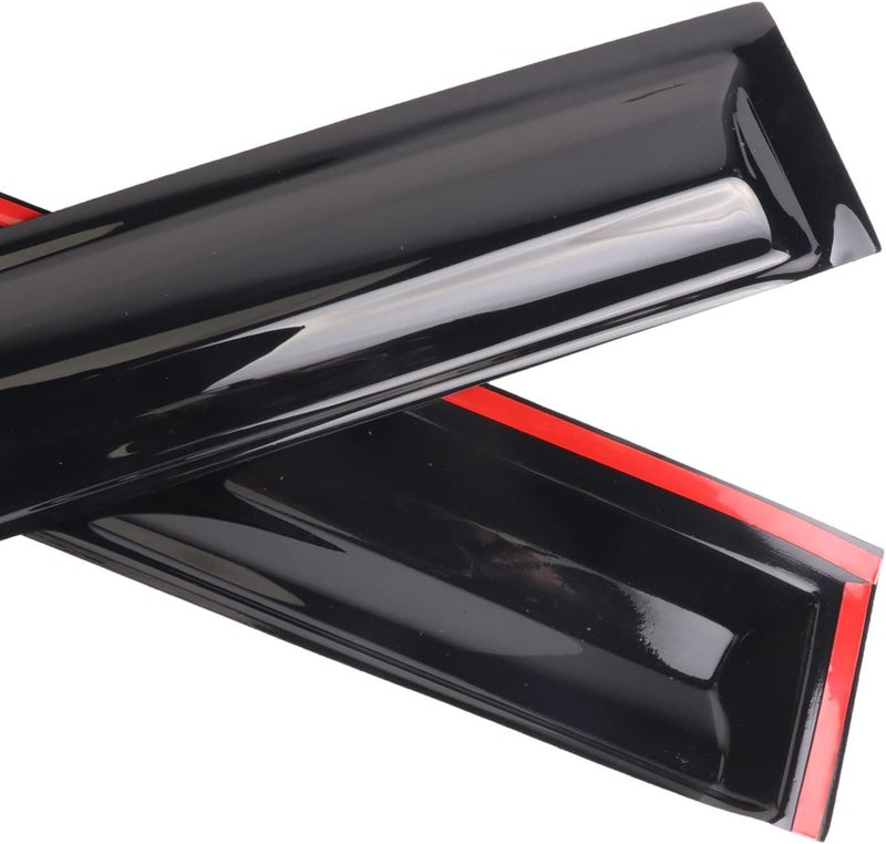 WONSABON Tape-On Window Visors Deflectors Rain Guards 4 Piece Set ‎Compatible with 2013-2018 Toyota Rav4 94992 - Image 4